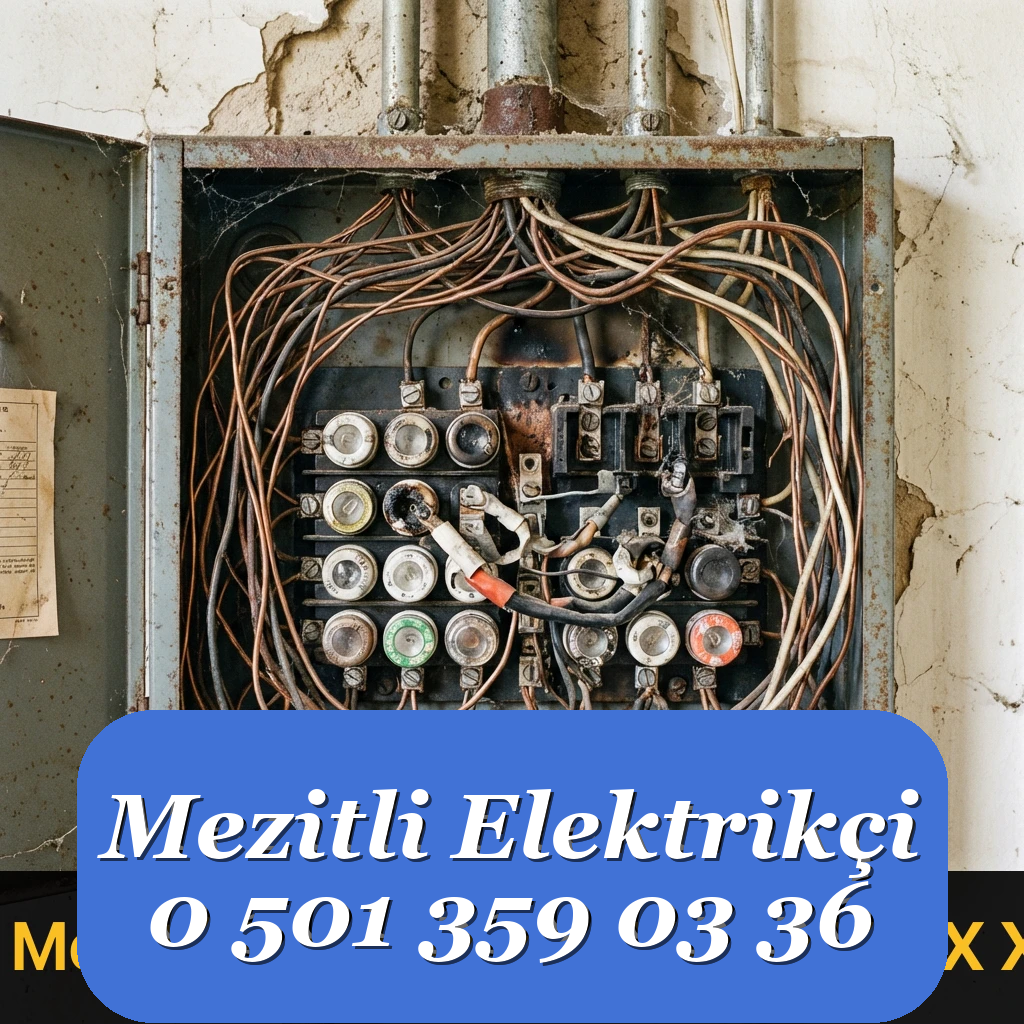 Mezitli Elektrik Pano Yenileme - Öncesi